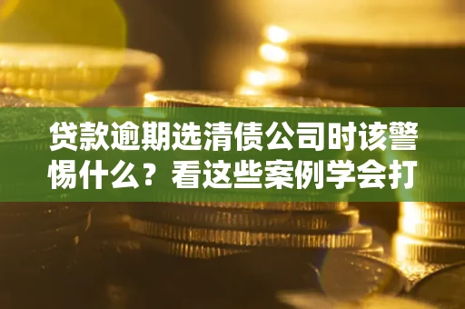 济南贷款逾期选清债公司时该警惕什么？看这些案例学会打翻身仗