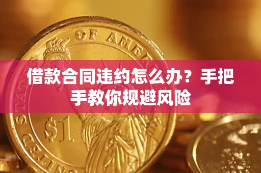 济南借款合同违约怎么办？手把手教你规避风险
