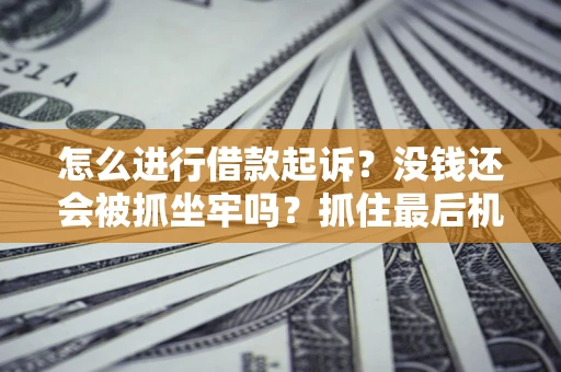 济南怎么进行借款起诉？没钱还会被抓坐牢吗？抓住最后机会！