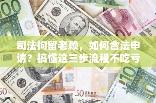 济南司法拘留老赖，如何合法申请？搞懂这三步流程不吃亏！