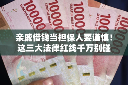 济南亲戚借钱当担保人要谨慎！这三大法律红线千万别碰