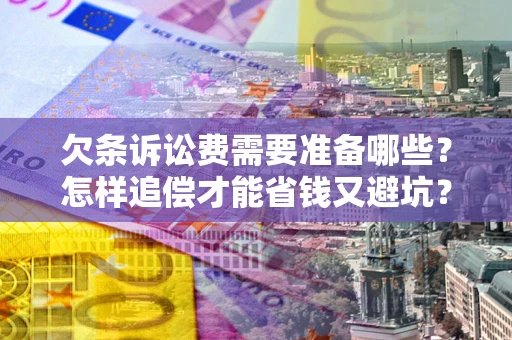 济南欠条诉讼费需要准备哪些？怎样追偿才能省钱又避坑？