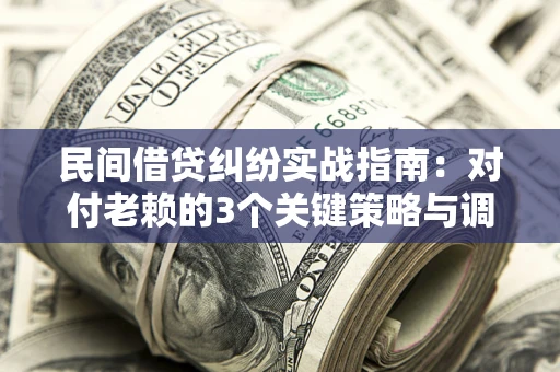 济南民间借贷纠纷实战指南：对付老赖的3个关键策略与调解盲区解析
