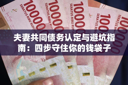 济南夫妻共同债务认定与避坑指南：四步守住你的钱袋子