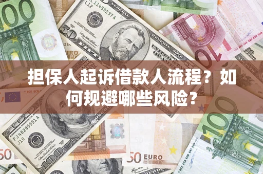 济南担保人起诉借款人流程？如何规避哪些风险？