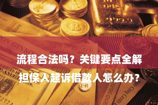 济南

担保人起诉借款人怎么办？流程合法吗？关键要点全解析