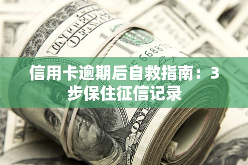 济南信用卡逾期后自救指南：3步保住征信记录