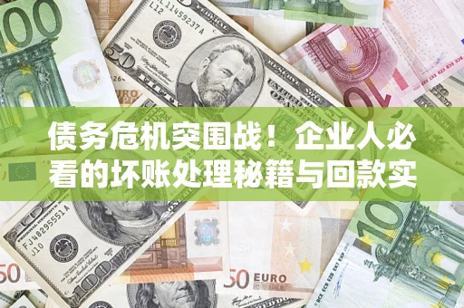 济南债务危机突围战！企业人必看的坏账处理秘籍与回款实战指南